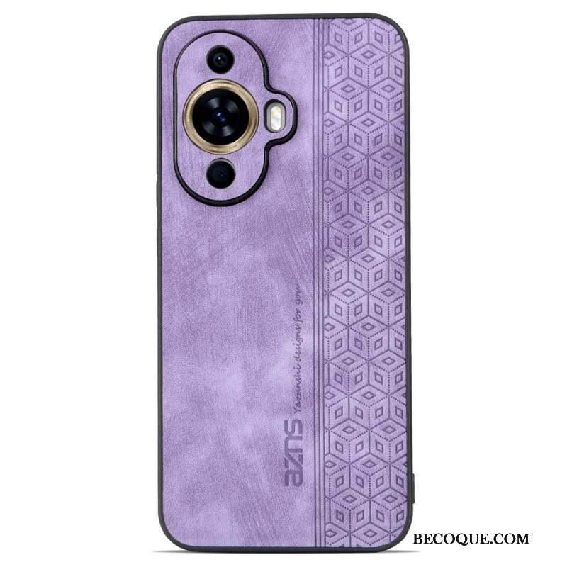 Coque Huawei Nova 11 Pro Effet Cuir AZNS