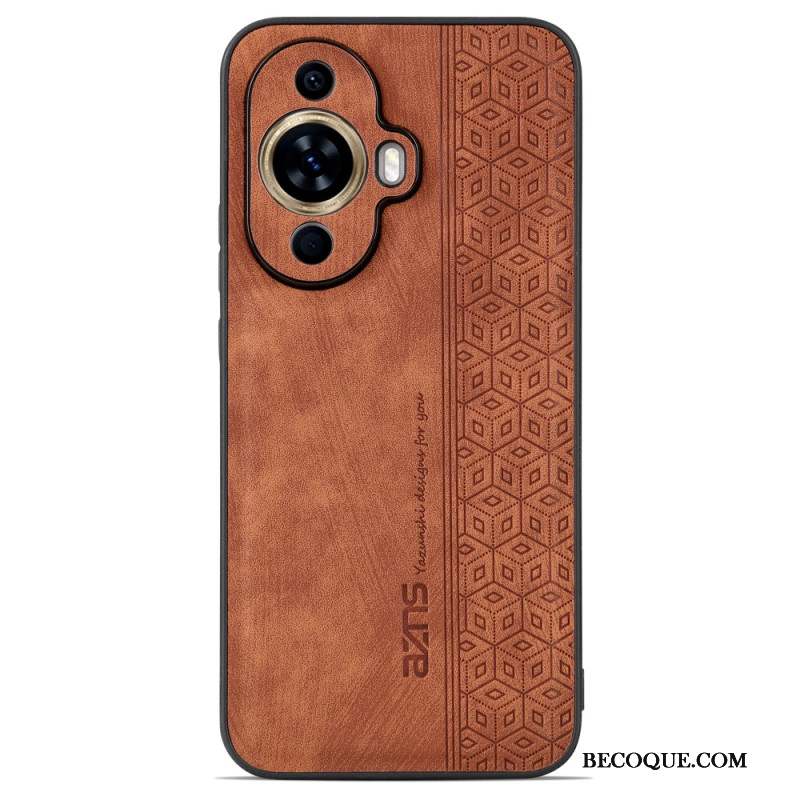 Coque Huawei Nova 11 Pro Effet Cuir AZNS