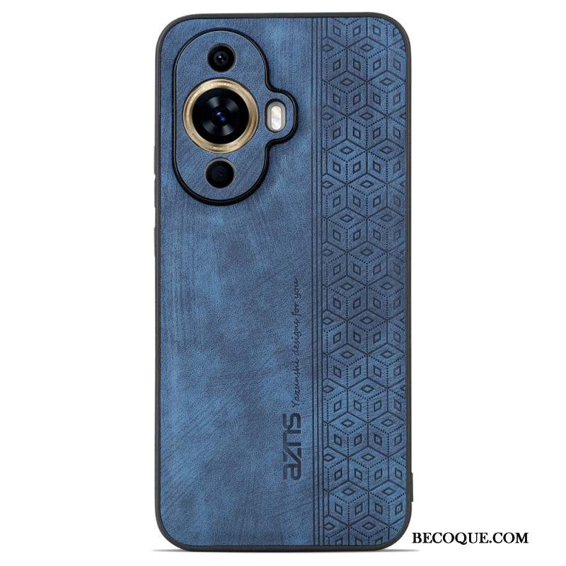 Coque Huawei Nova 11 Pro Effet Cuir AZNS