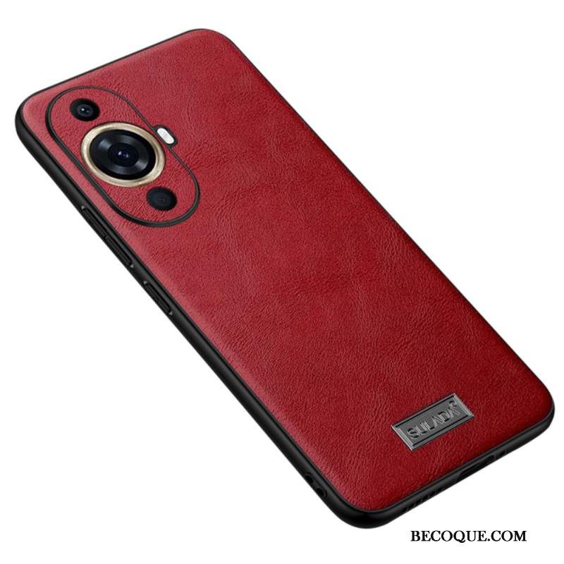 Coque Huawei Nova 11 Pro Simili Cuir SULADA