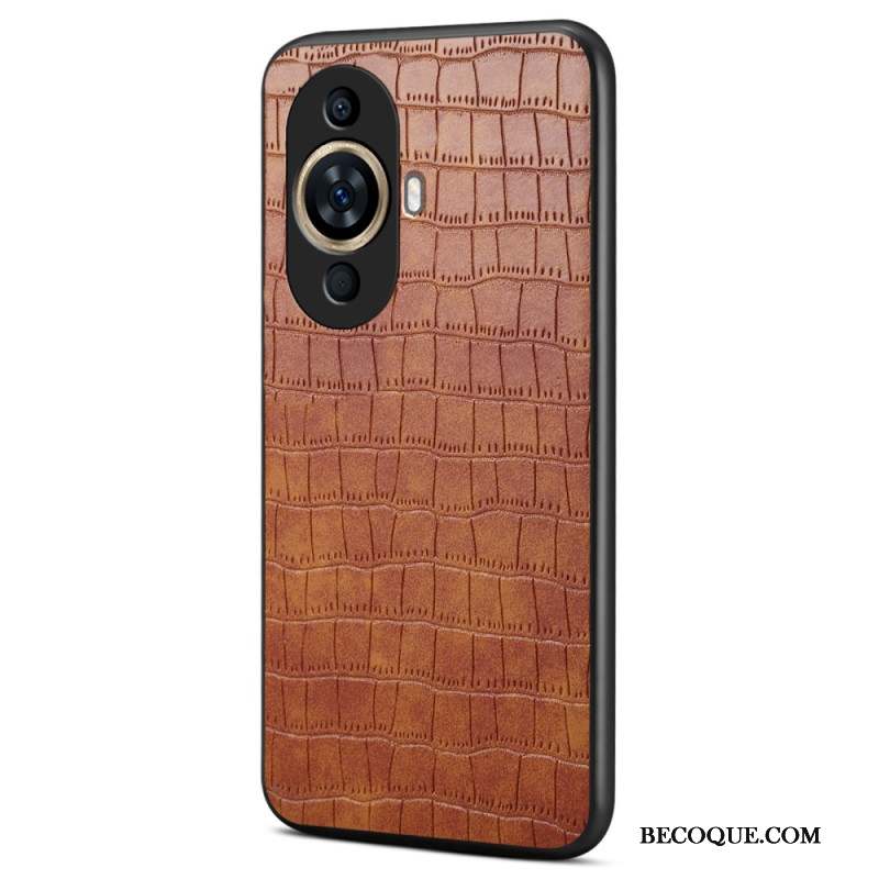 Coque Huawei Nova 12S Effet Crocodile