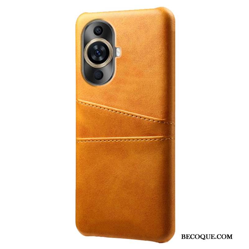 Coque Huawei Nova 12S Effet Cuir Porte-Cartes