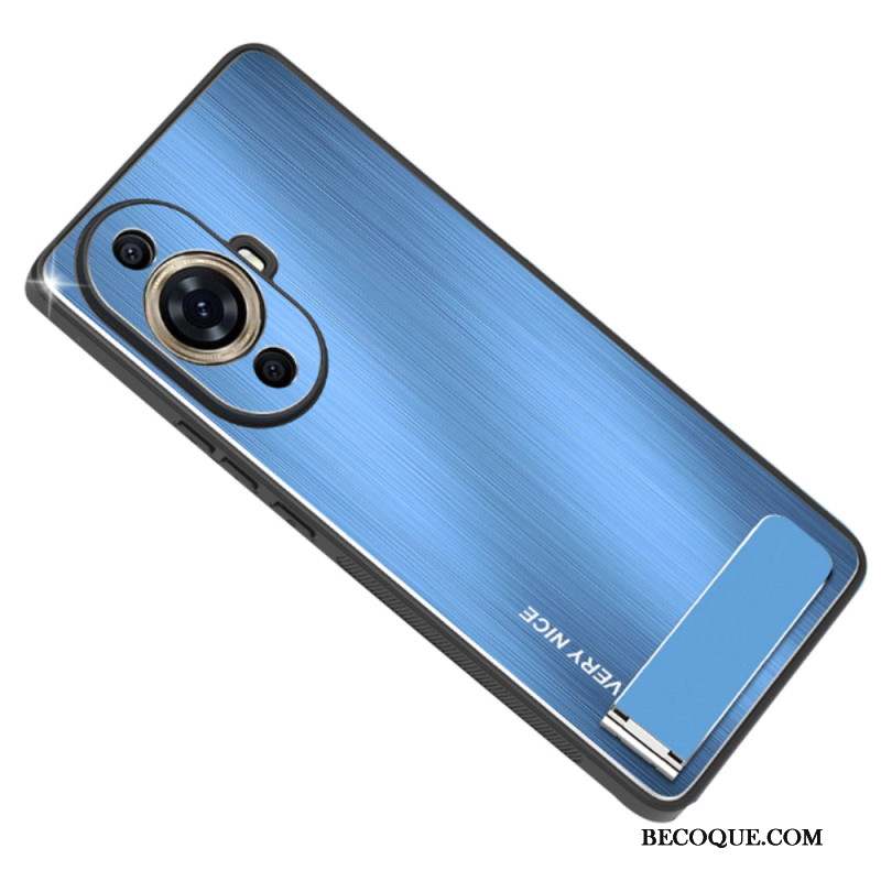 Coque Huawei Nova 12S Effet Métal Support