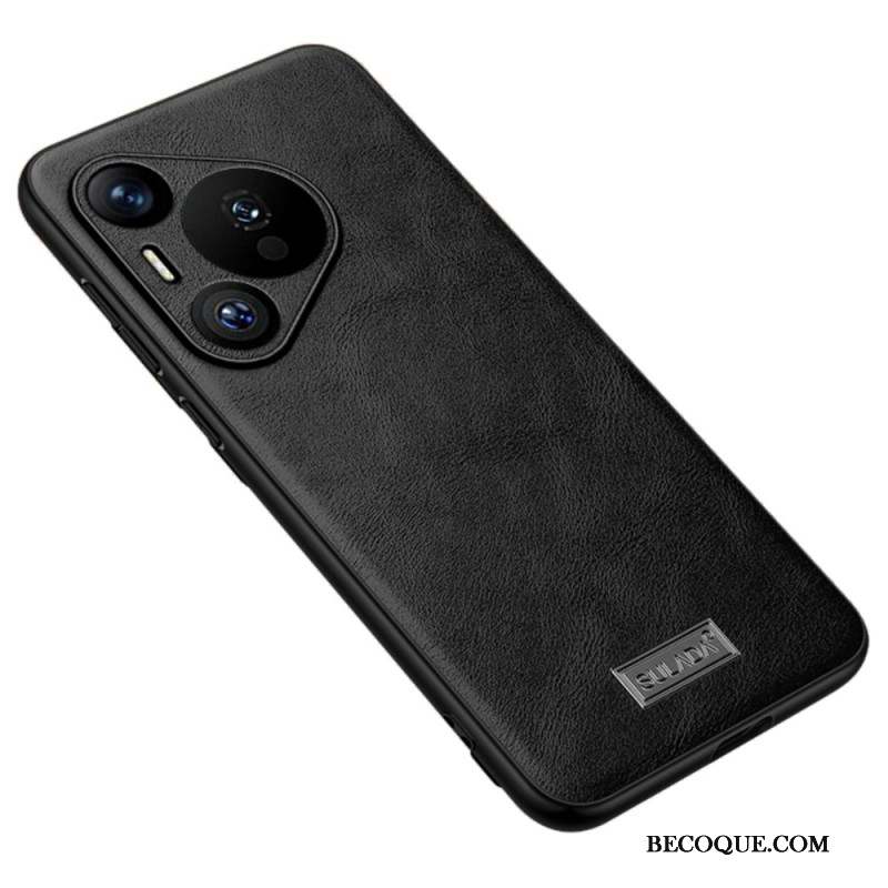 Coque Huawei Pura 70 Simili Cuir SULADA