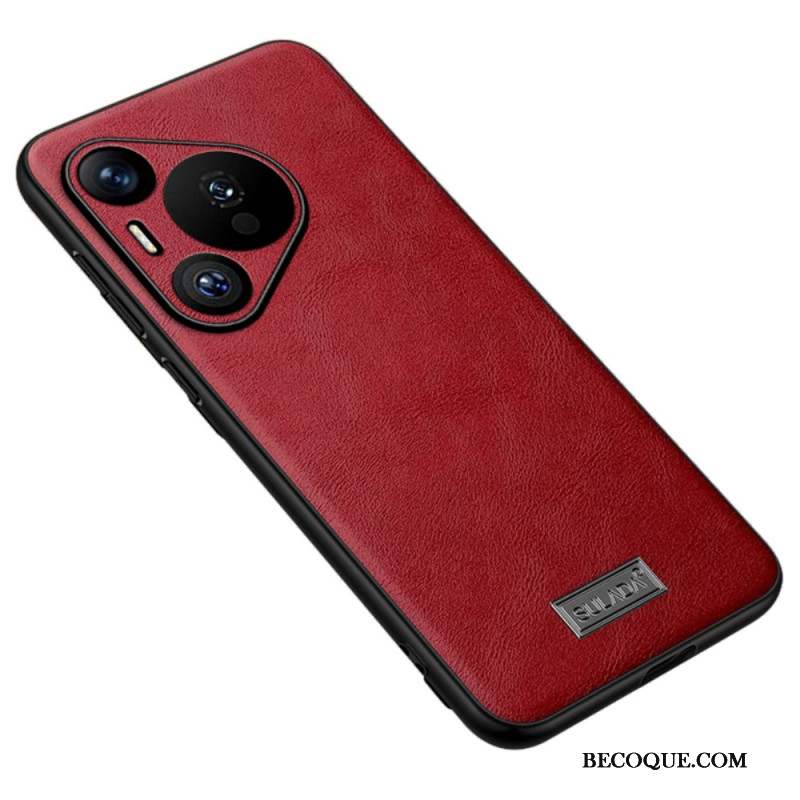 Coque Huawei Pura 70 Simili Cuir SULADA