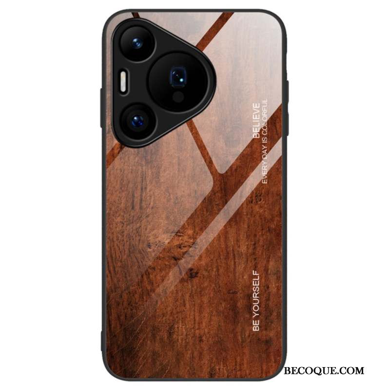 Coque Huawei Pura 70 Verre Trempé Bois