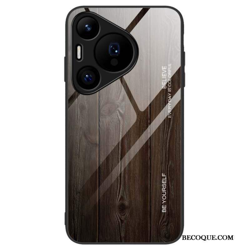 Coque Huawei Pura 70 Verre Trempé Bois