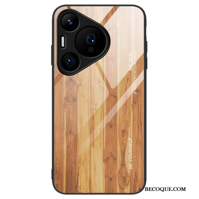 Coque Huawei Pura 70 Verre Trempé Bois