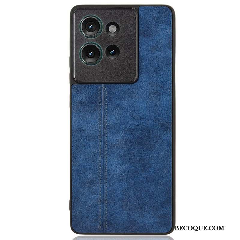 Coque Motorola Edge 50 Style Cuir