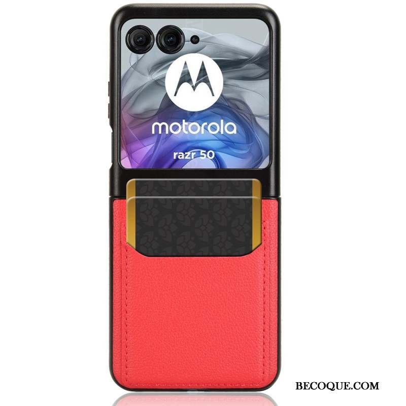 Coque Motorola Razr 50 5G Double Porte-Carte