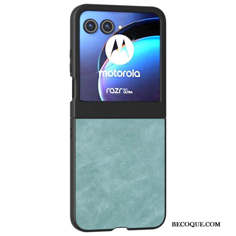 Coque Motorola Razr 50 5G Effet Cuir ABEEL