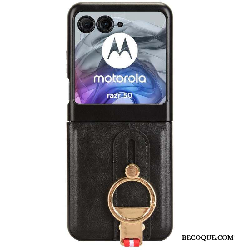 Coque Motorola Razr 50 5G Ouvre-Bouteille et Sangle