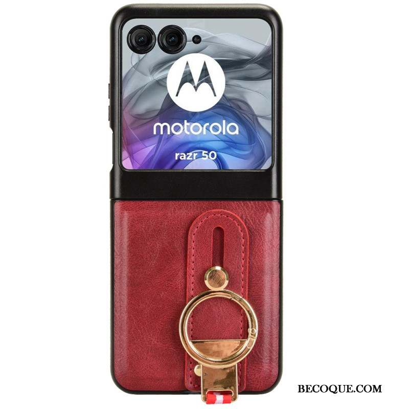 Coque Motorola Razr 50 5G Ouvre-Bouteille et Sangle