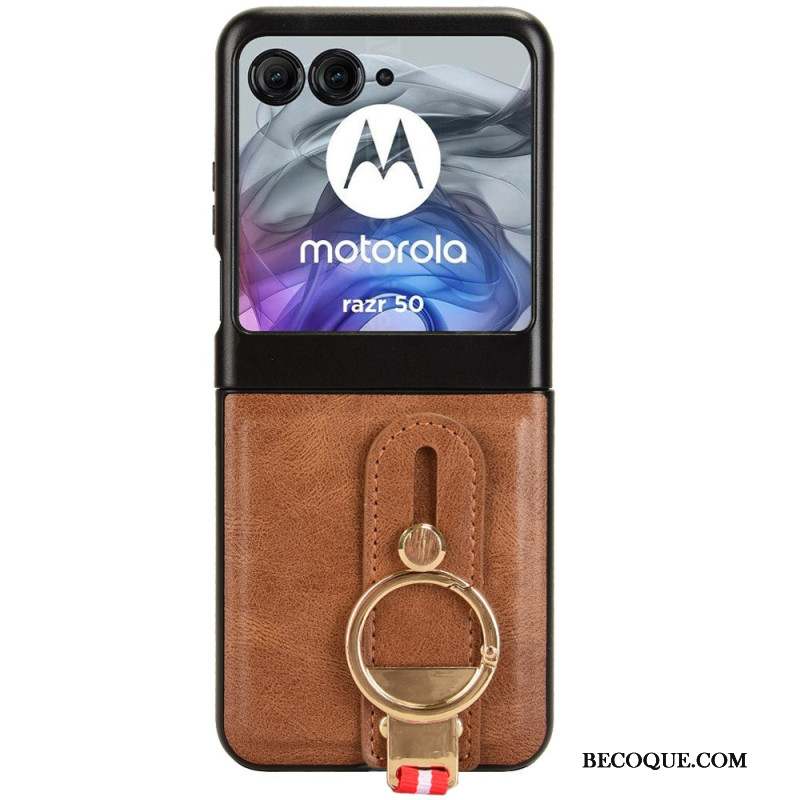 Coque Motorola Razr 50 5G Ouvre-Bouteille et Sangle