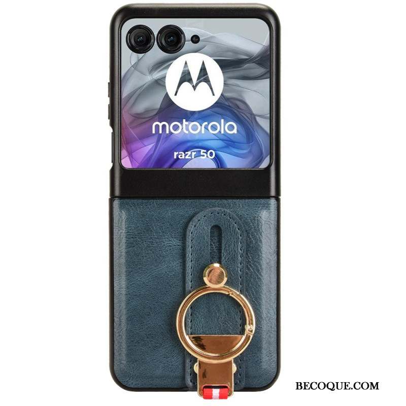 Coque Motorola Razr 50 5G Ouvre-Bouteille et Sangle