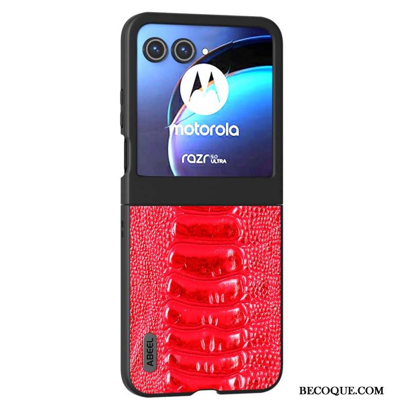 Coque Motorola Razr 50 5G Texture Crocodile ABEEL