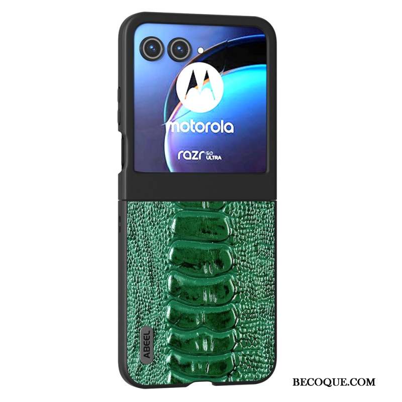 Coque Motorola Razr 50 5G Texture Crocodile ABEEL