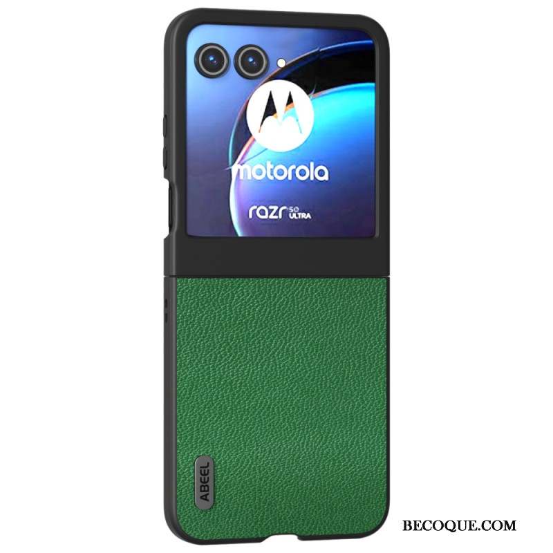 Coque Motorola Razr 50 5G Texture Litchi Antidérapante ABEEL