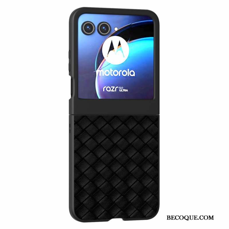 Coque Motorola Razr 50 5G Texture Tissé