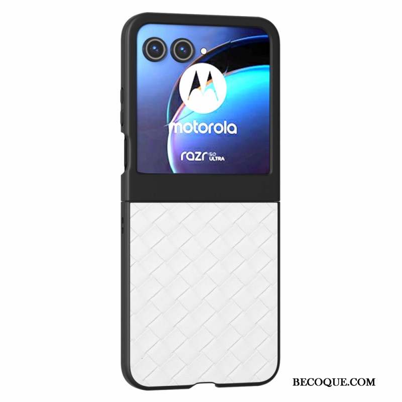 Coque Motorola Razr 50 5G Texture Tissé