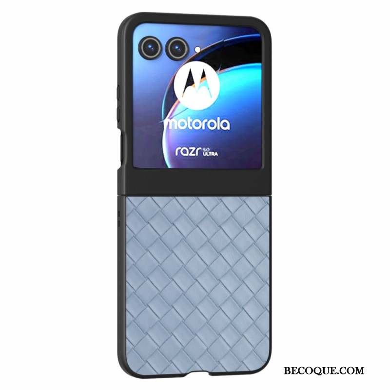 Coque Motorola Razr 50 5G Texture Tissé