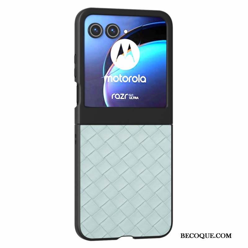 Coque Motorola Razr 50 5G Texture Tissé