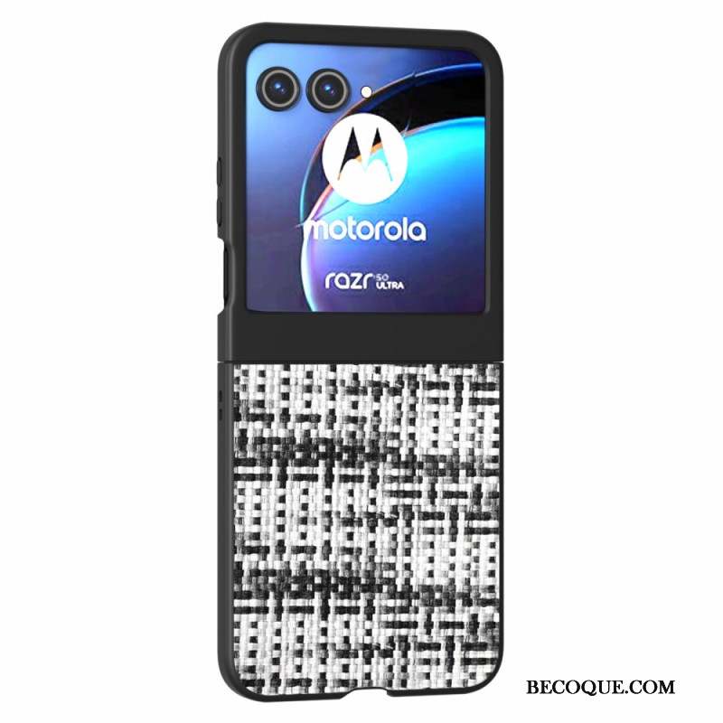 Coque Motorola Razr 50 5G Texture à Carreaux