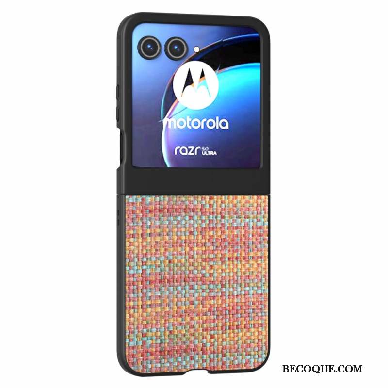 Coque Motorola Razr 50 5G Texture à Carreaux