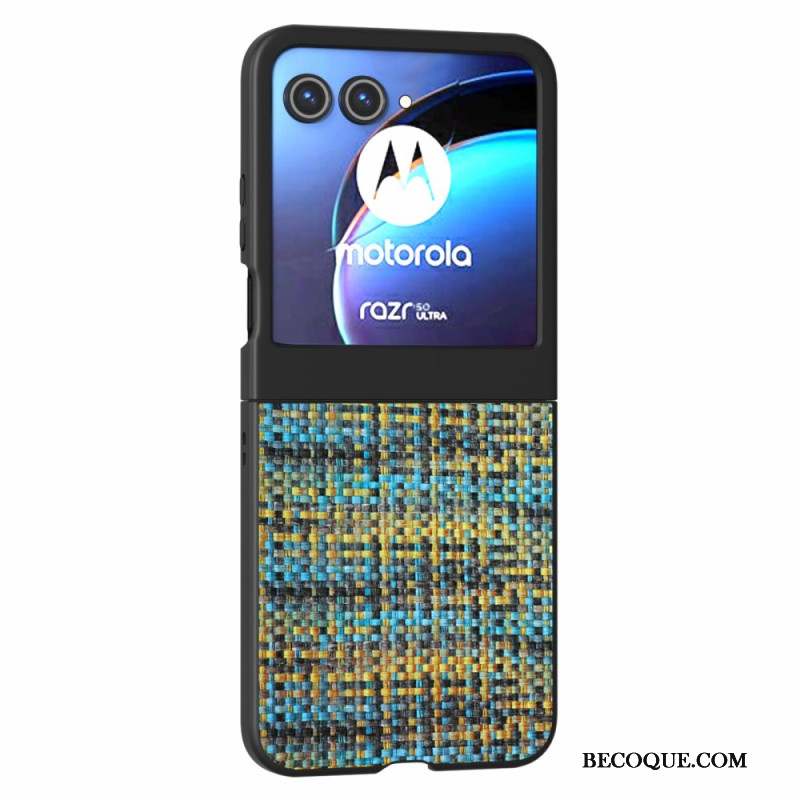 Coque Motorola Razr 50 5G Texture à Carreaux