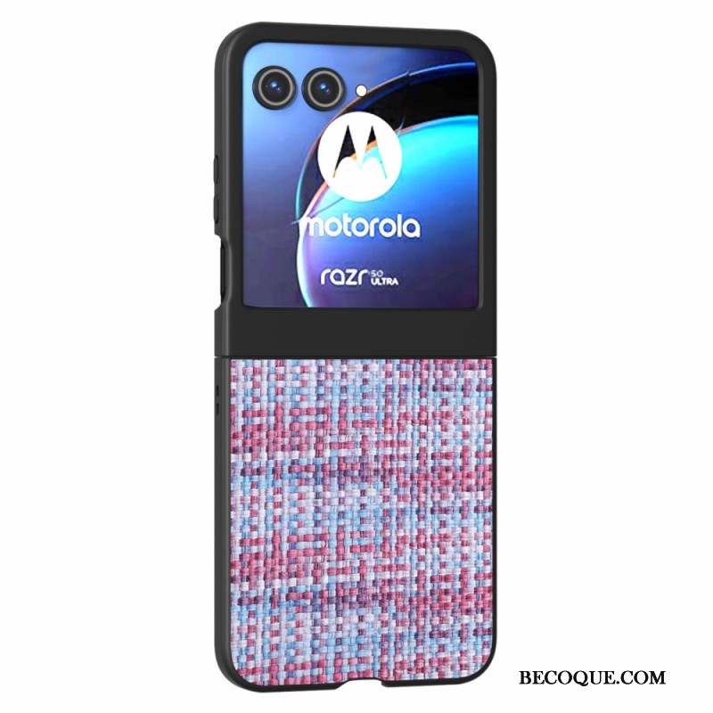 Coque Motorola Razr 50 5G Texture à Carreaux