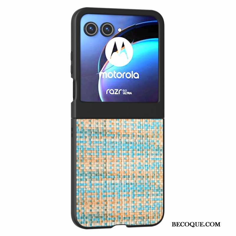 Coque Motorola Razr 50 5G Texture à Carreaux