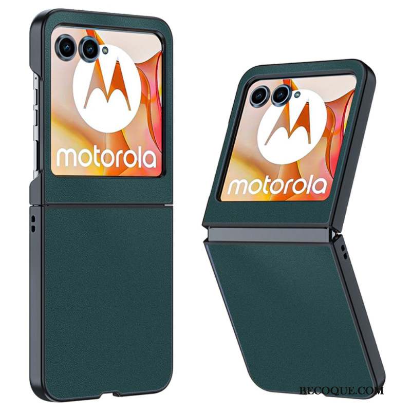 Coque Motorola Razr 50 5G Ultra-Mince Effet Cuir