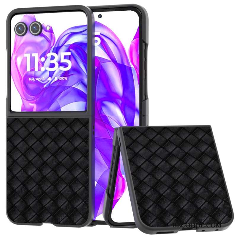 Coque Motorola Razr 50 Ultra Texture Tissée