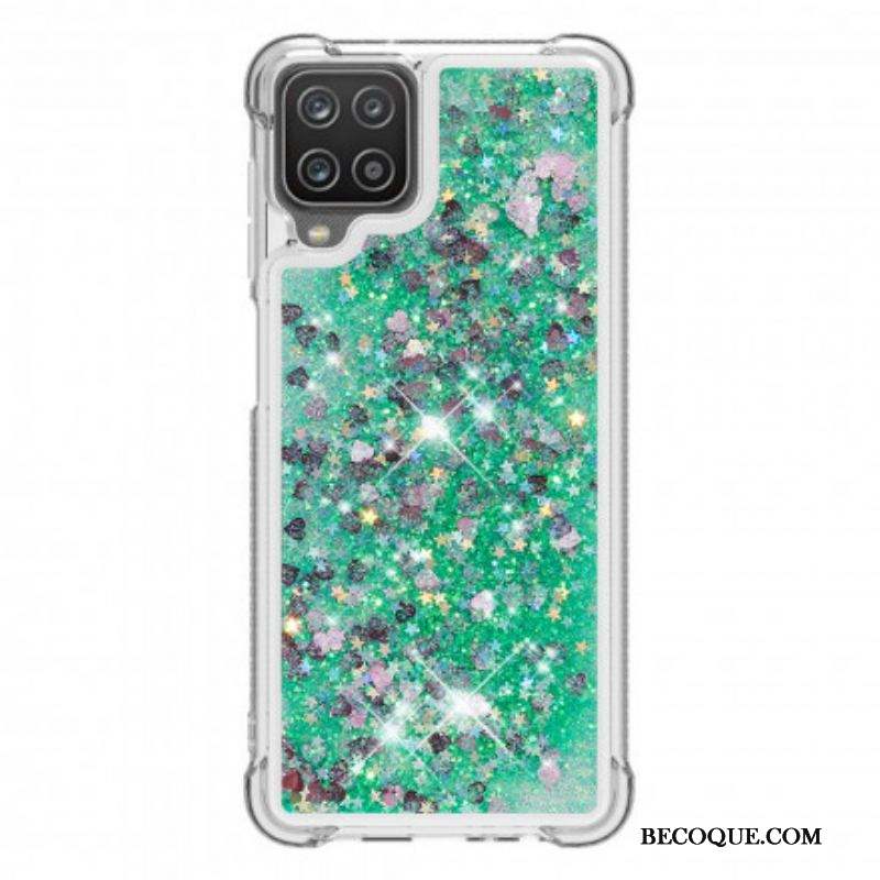 Coque Samsung Galaxy A12 / M12 Désire Paillettes