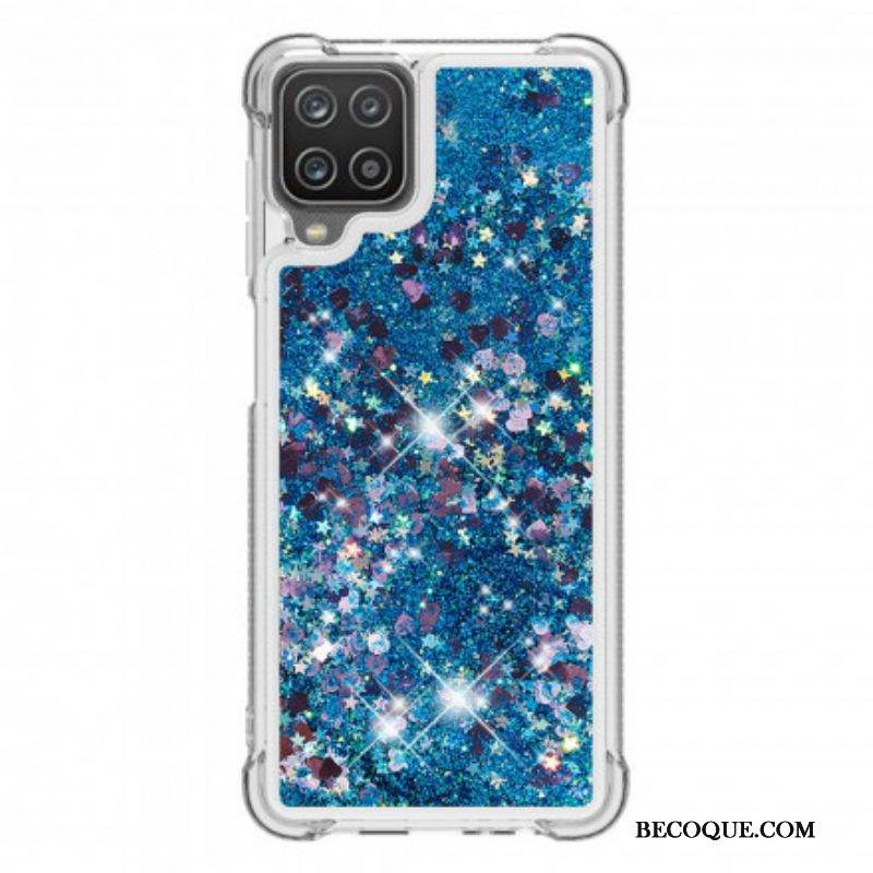 Coque Samsung Galaxy A12 / M12 Désire Paillettes