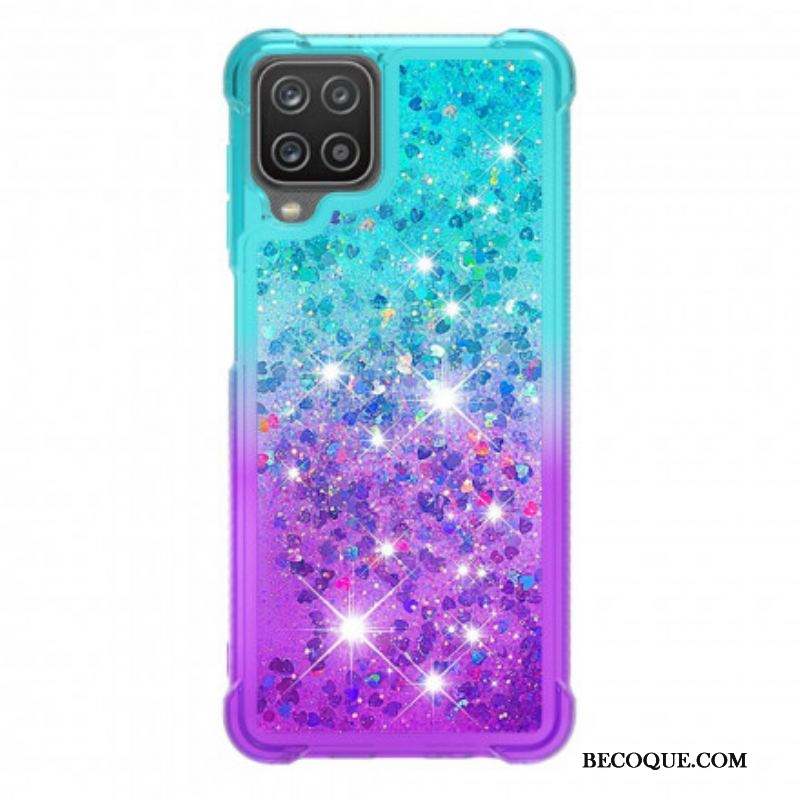 Coque Samsung Galaxy A12 / M12 Paillettes Colors