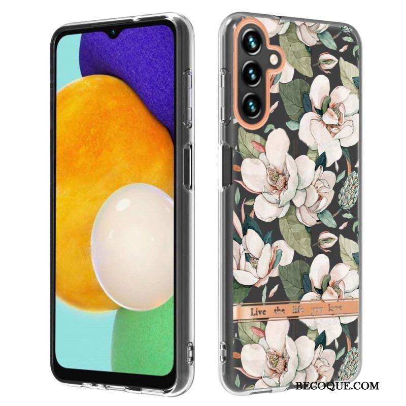 Coque Samsung Galaxy A14 5G / A14 Fleurs Colorées