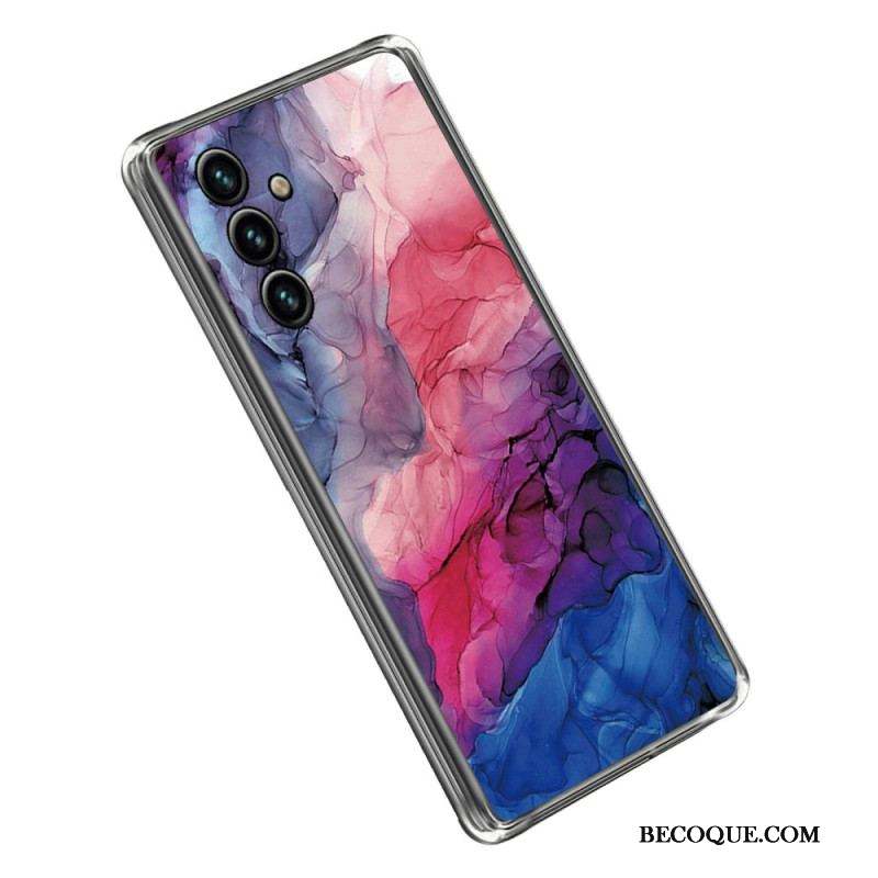 Coque Samsung Galaxy A14 5G / A14 Marbre Aquarelle