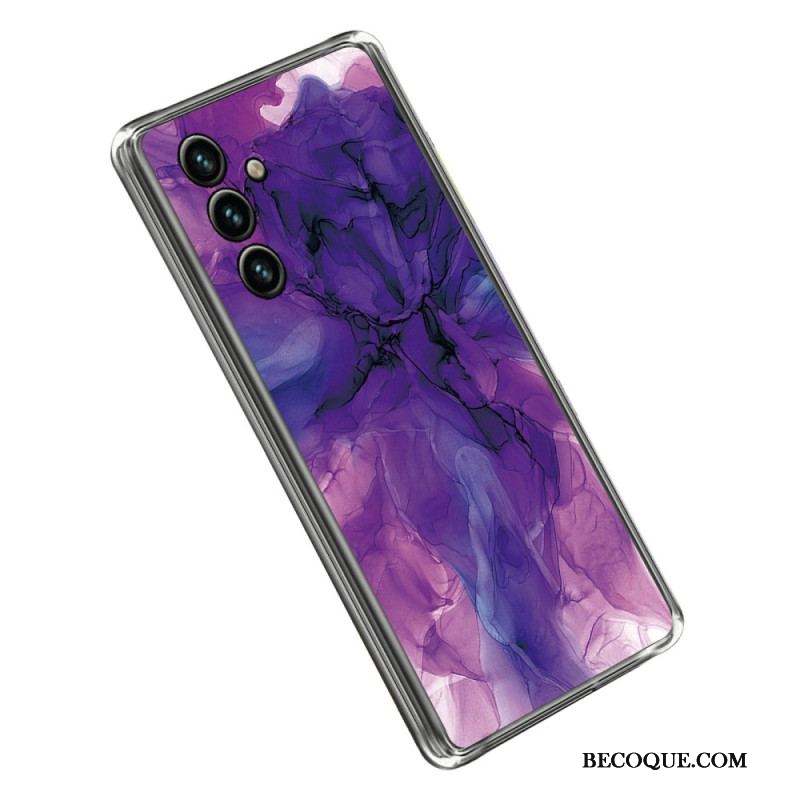 Coque Samsung Galaxy A14 5G / A14 Marbre Aquarelle