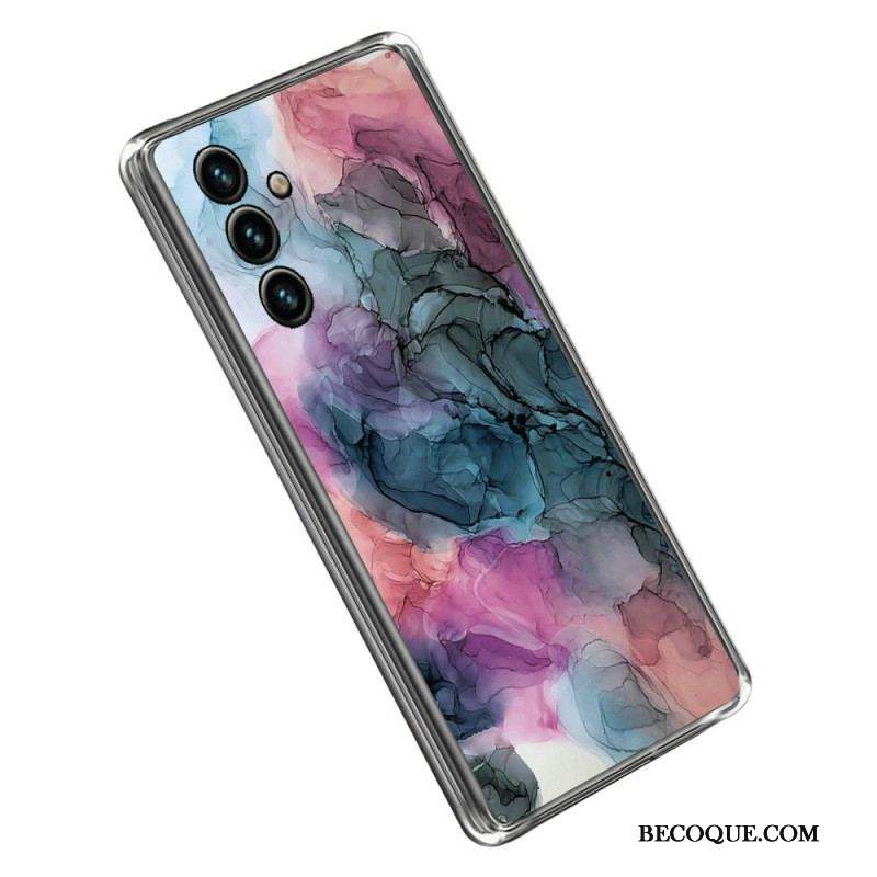 Coque Samsung Galaxy A14 5G / A14 Marbre Aquarelle