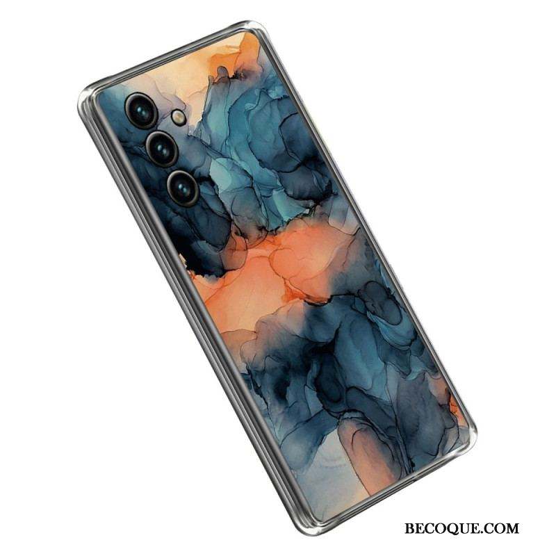 Coque Samsung Galaxy A14 5G / A14 Marbre Aquarelle