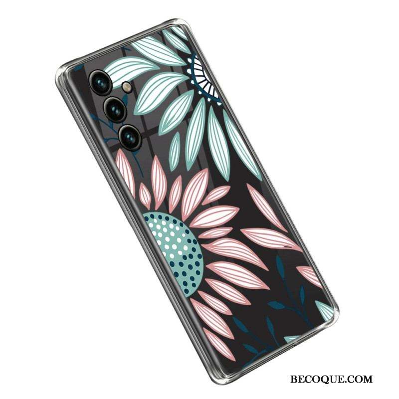 Coque Samsung Galaxy A14 5G / A14 Transparente Florale