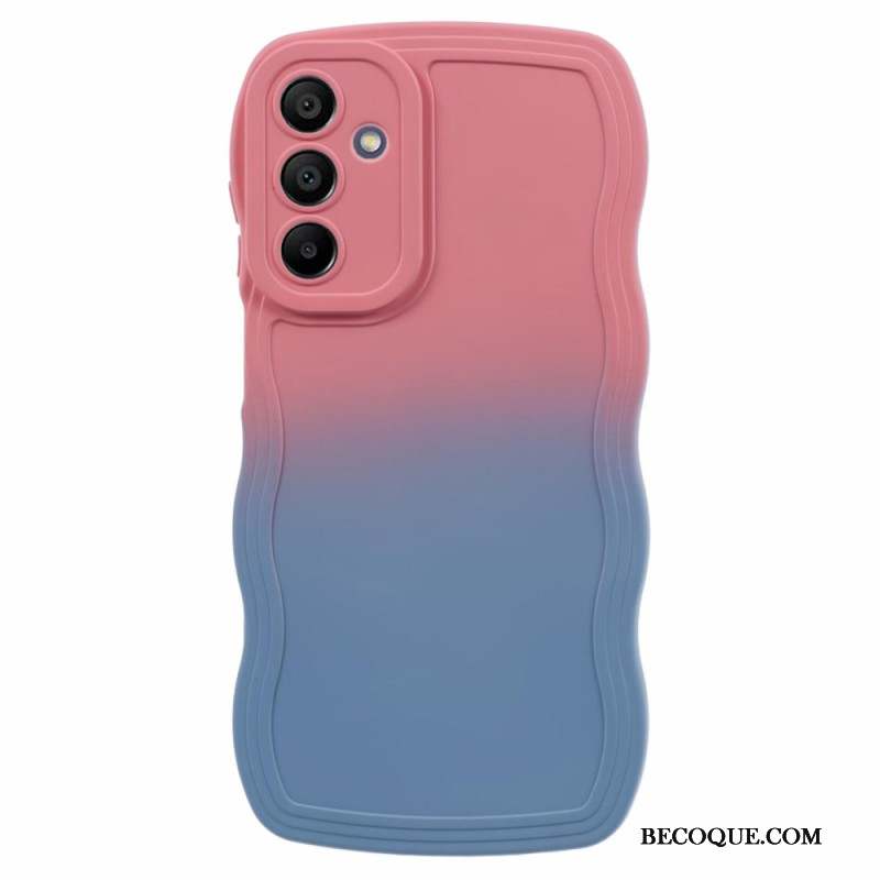 Coque Samsung Galaxy A15 5G / A14 Silicone Ondulée Bicolore