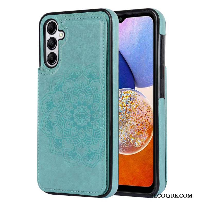 Coque Samsung Galaxy A15 5G / A15 Porte-Cartes Motif Mandala