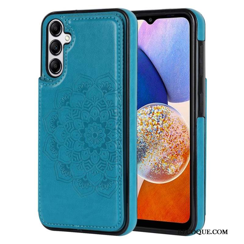 Coque Samsung Galaxy A15 5G / A15 Porte-Cartes Motif Mandala