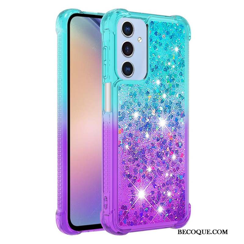 Coque Samsung Galaxy A15 5G Dégradé Paillettes