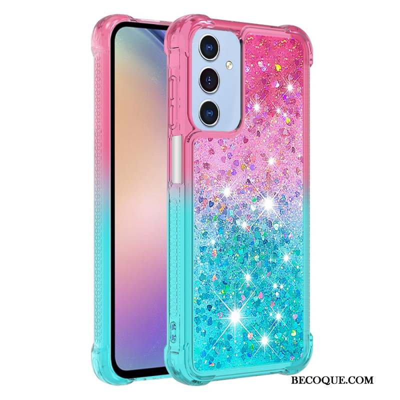 Coque Samsung Galaxy A15 5G Dégradé Paillettes