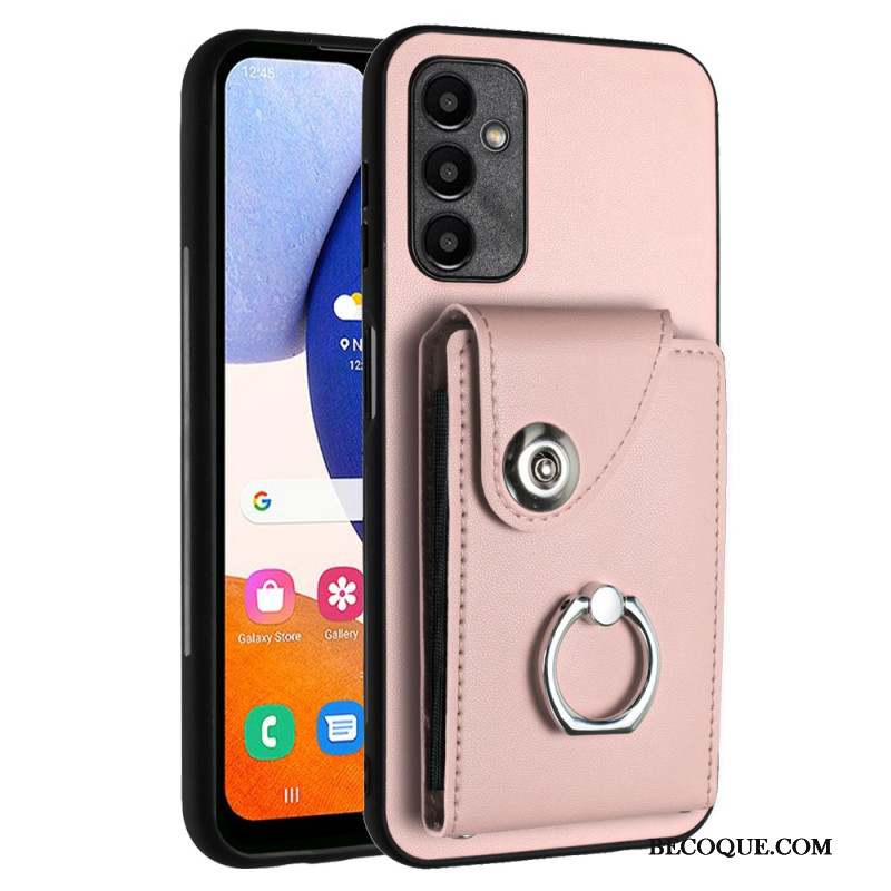 Coque Samsung Galaxy A15 5G Porte-Cartes à Soufflets