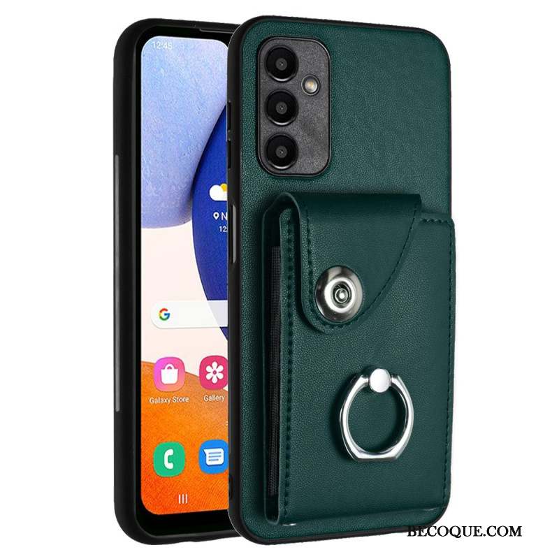 Coque Samsung Galaxy A15 5G Porte-Cartes à Soufflets