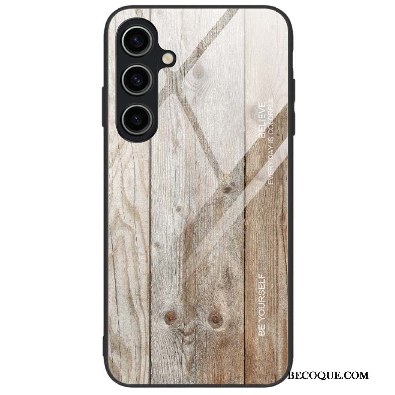 Coque Samsung Galaxy A15 5G Verre Trempé Design Bois